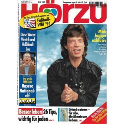 HÖRZU 27 / 9 bis 15 Juli 1994 - Mick Jagger exklusiv
