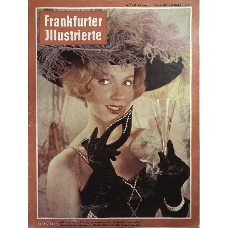 Frankfurter Illustrierte Nr.7 / 11 Februar 1961 - Linda Strauss