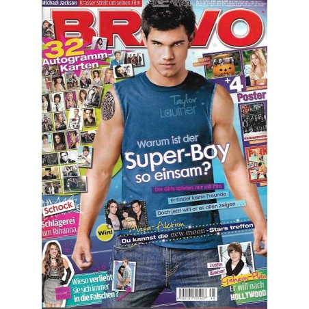 BRAVO Nr.45 / 28 Oktober 2009 - Taylor Lautner