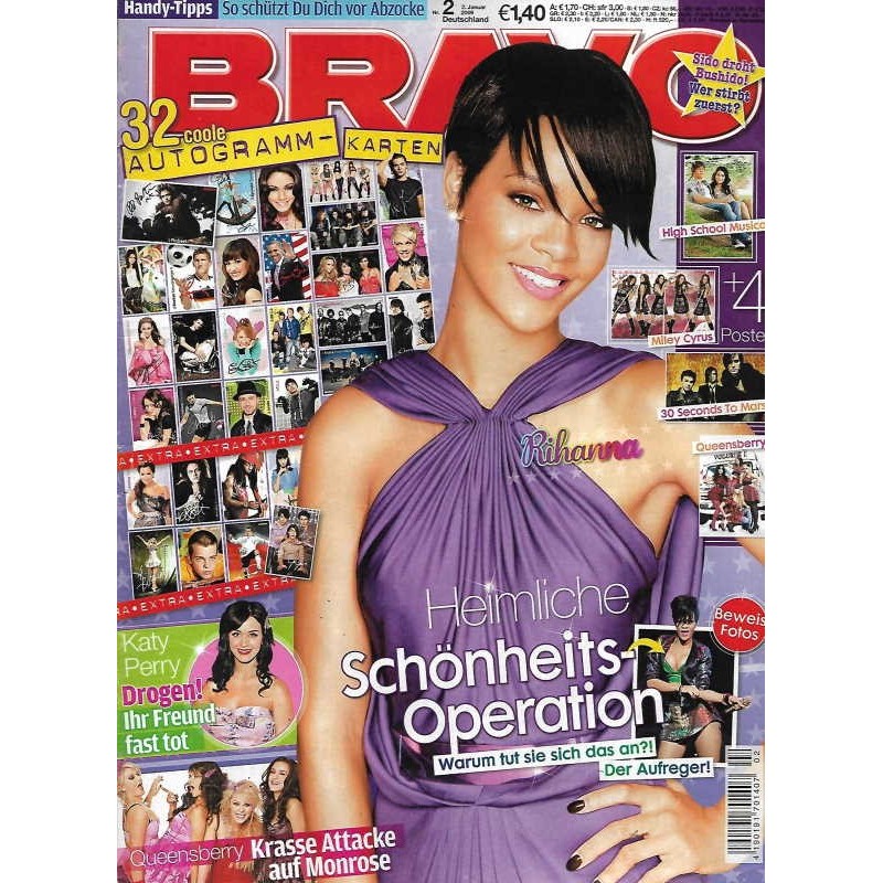 BRAVO Nr.2 / 2 Januar 2009 - Rihanna