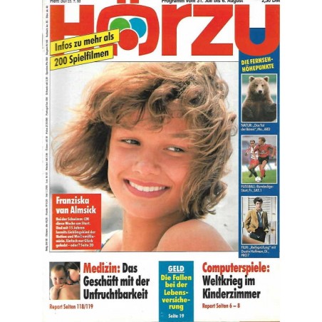 HÖRZU 30 / 31 Juli bis 6 August 1993 - Franziska van Almsick