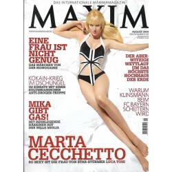 Maxim August 2008 - Marta Cecchetto