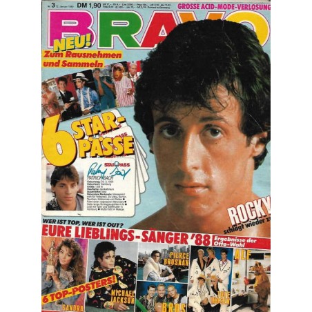BRAVO Nr.3 / 12 Januar 1989 - Rocky schlägt wieder zu