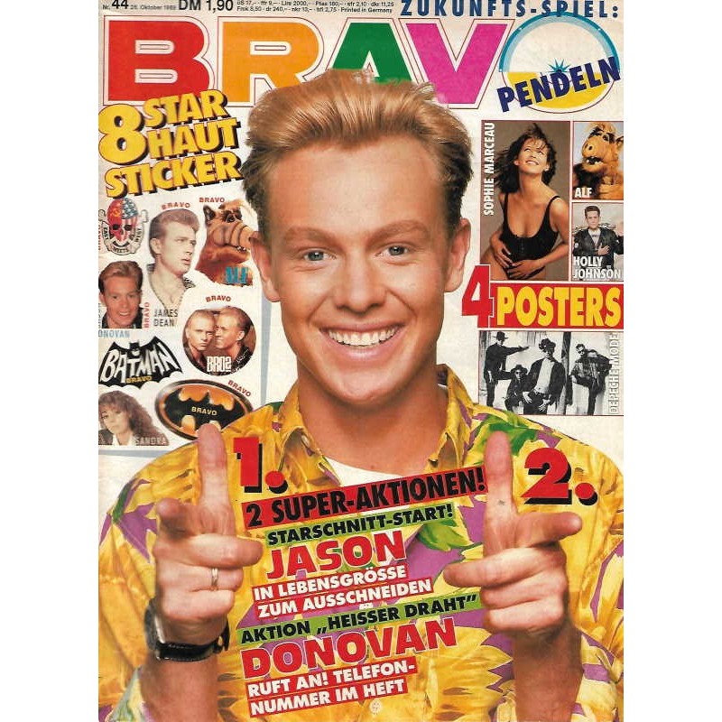 BRAVO Nr.44 / 26 Oktober 1989 - Jason Donovan
