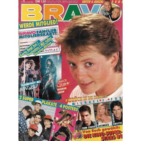 BRAVO Nr.3 / 11 Januar 1990 - Michael J. Fox