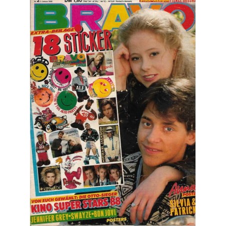 BRAVO Nr.2 / 5 Januar 1989 - Silvia Seidel und Patrick