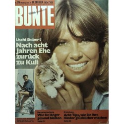 BUNTE Nr.35 / 21 August 1975 - Uschi Siebert
