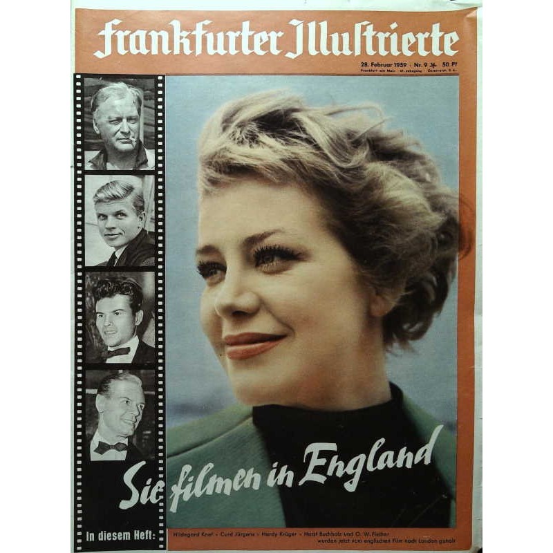 Frankfurter Illustrierte Nr.9 / 28 Februar 1959 - Hildegard Knef
