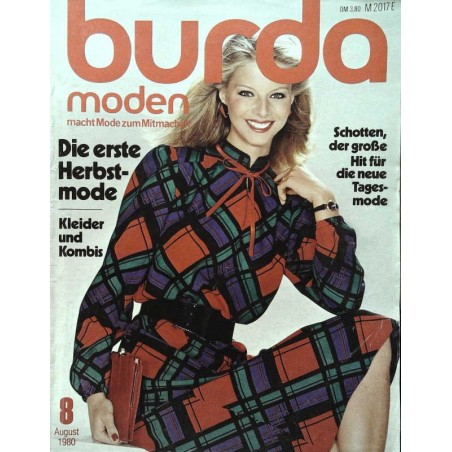 burda Moden 8/August 1980 - Schotten