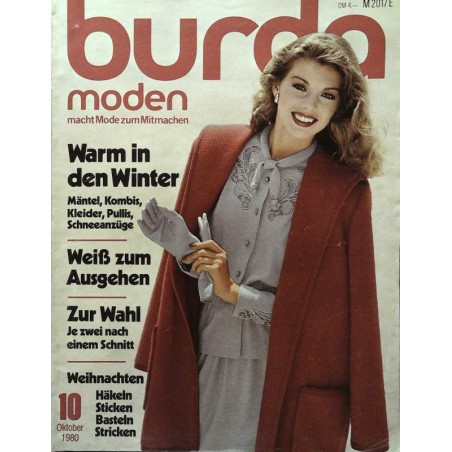 burda Moden 10/Oktober 1980 - Warm im Winter