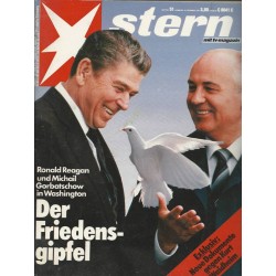 stern Heft Nr.51 / 10 Dezember 1987 - Der Friedensgipfel