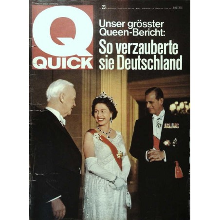 Quick Heft Nr.23 / 6 Juni 1965 - Queen Bericht