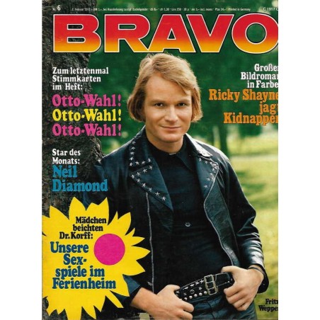BRAVO Nr.6 / 2 Februar 1972 - Fritz Wepper