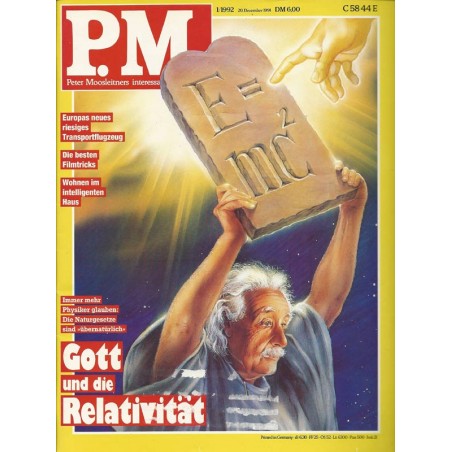 P.M. Ausgabe Januar 1/1992 - Gott und die Relativität