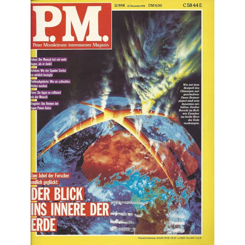 P.M. Ausgabe Dezember 12/1991 - Der Blick ins innere der Erde