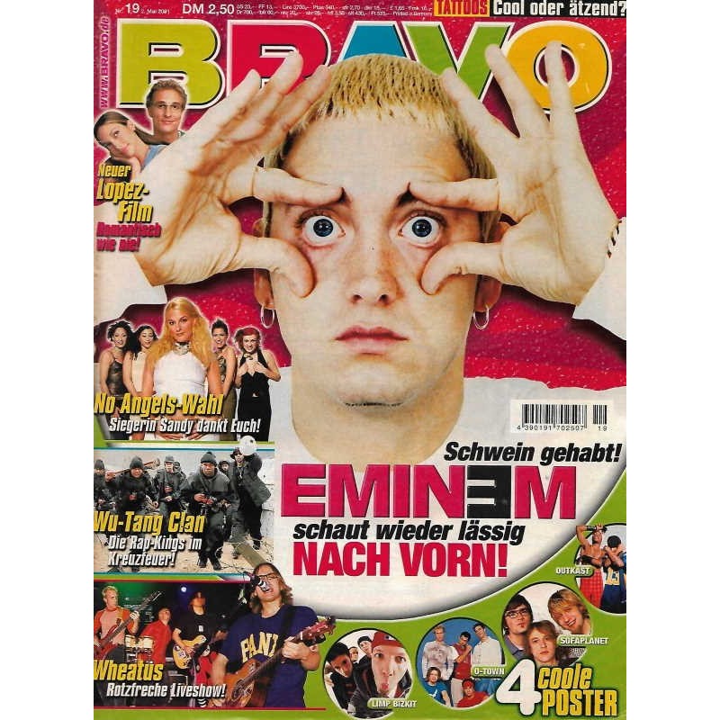 BRAVO Nr.19 / 2 Mai 2001 - Schwein gehabt! Eminem