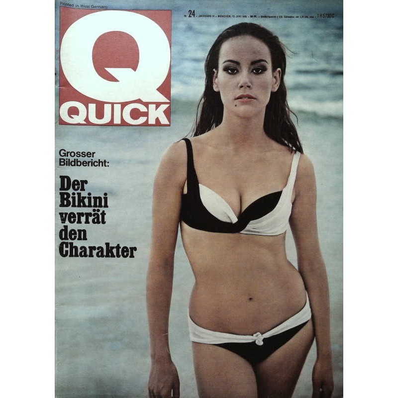 Quick Heft Nr.24 / 13 Juni 1965 - Der Bikini