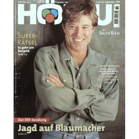 HÖRZU 36 / 7 bis 13 September 1996 - Robert Redford