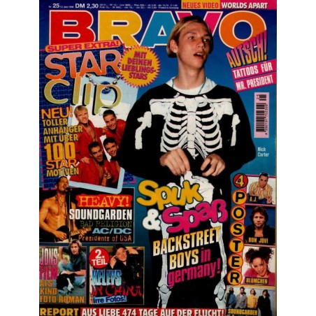 BRAVO Nr.25 / 13 Juni 1996 - Spuk & Spaß