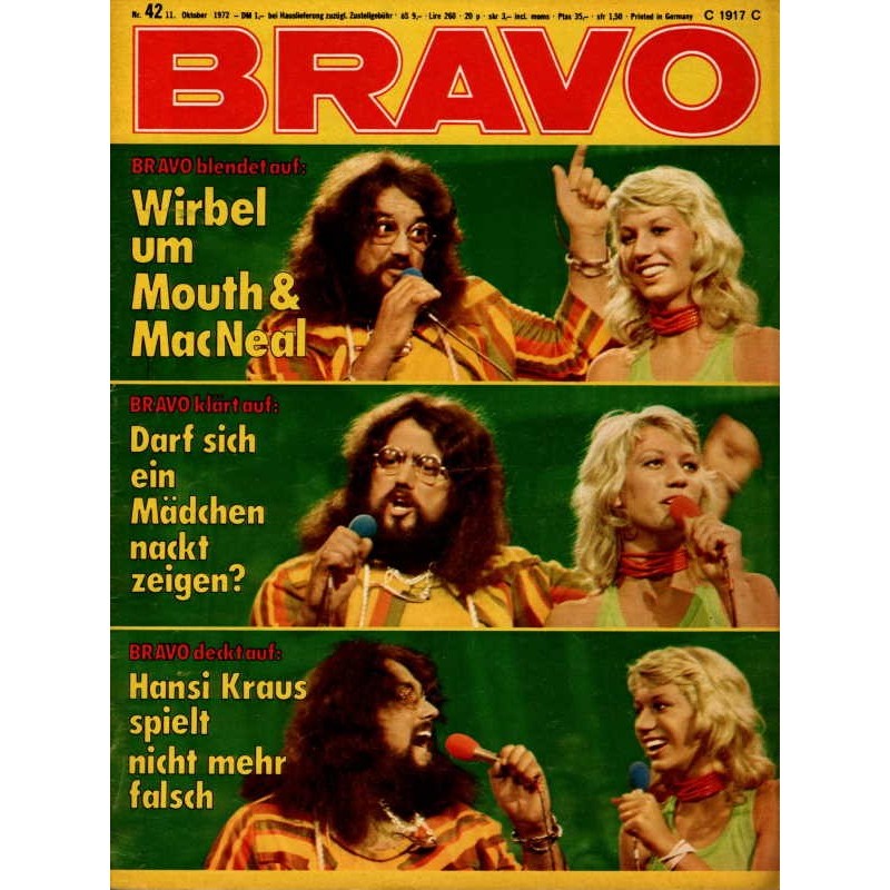 BRAVO Nr.42 / 11 Oktober 1975 - Mouth & Mac Neal