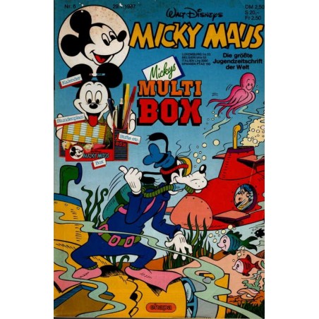 Micky Maus Nr. 6 / 29 Januar 1987 - Multi Box