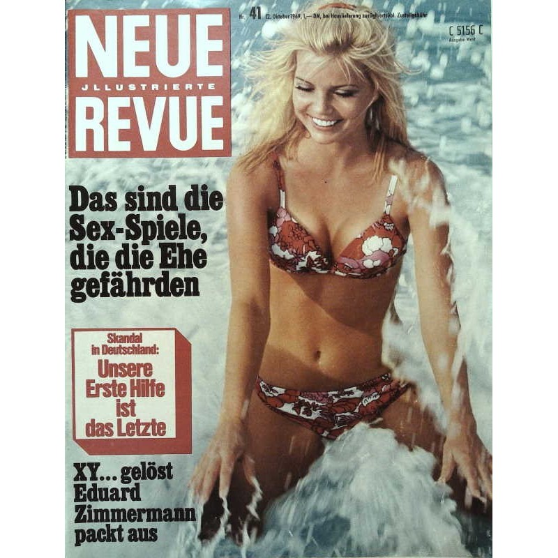 Neue Revue Nr.41 / 12 Oktober 1969 - Sex-Spiele