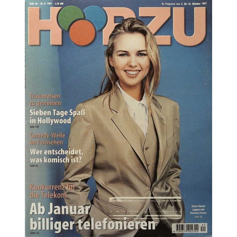 HÖRZU 40 / 4 bis 10 Oktober 1997 - Veronica Ferres
