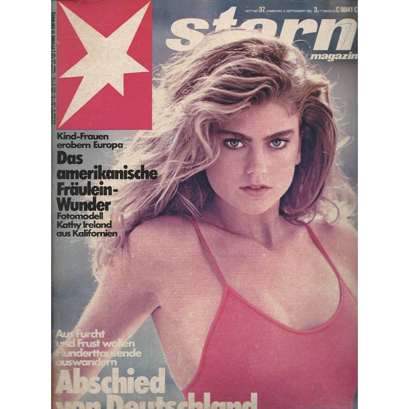 stern Heft Nr.37 / 3 September 1981 - Kathy Ireland