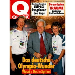 Quick Heft Nr.32 / 30 Juli 1992 - Olympie Wunder