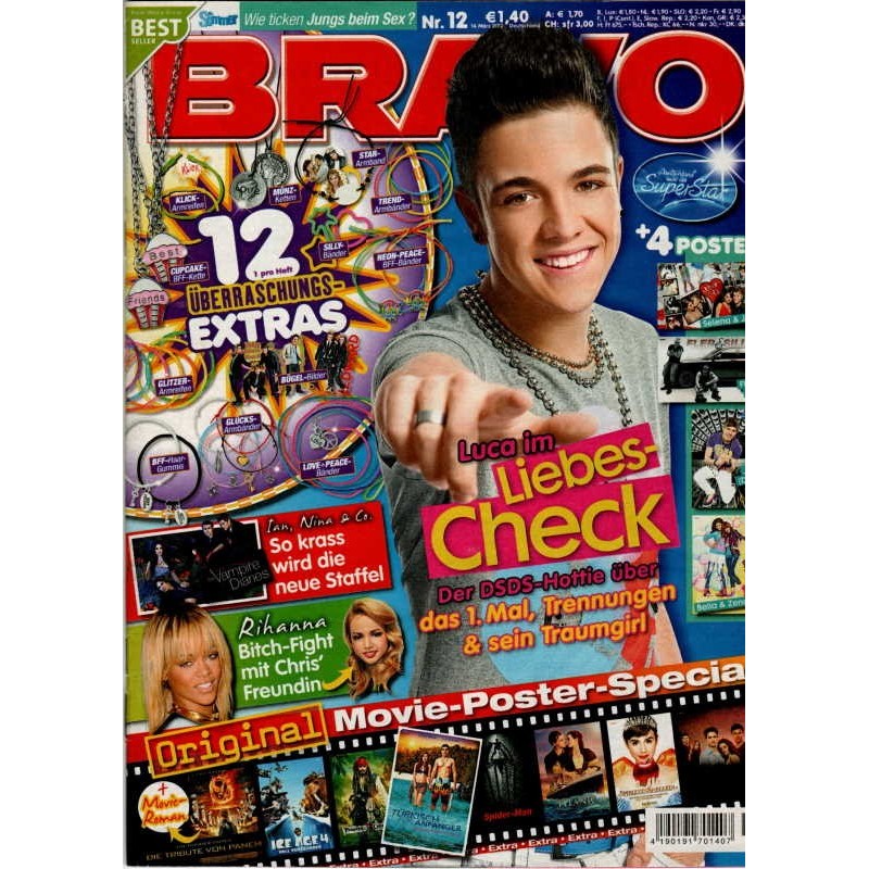 BRAVO Nr.12 / 14 März 2012 - Luca im Liebescheck