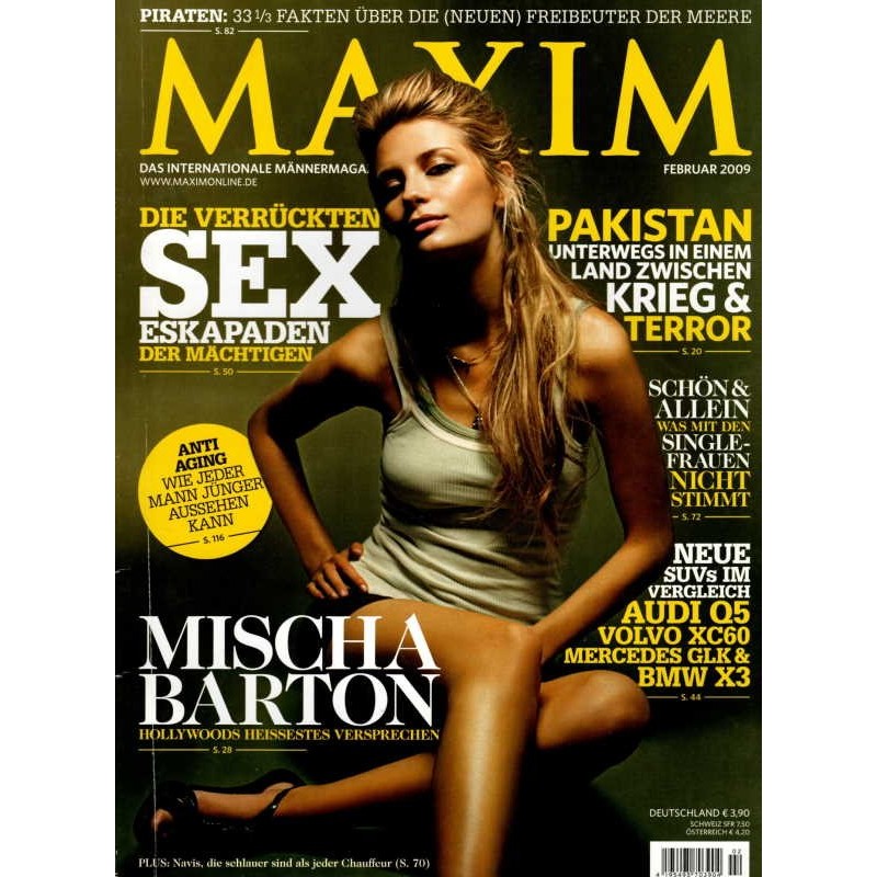 Maxim Februar 2009 - Mischa Barton