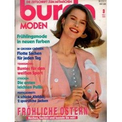 burda Moden 3/März 1989 - Frühlingsmode in neuen Farben