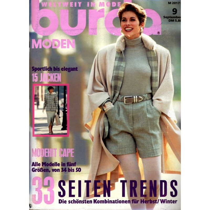 burda Moden 9/September 1993 - Sportlich bis Elegant