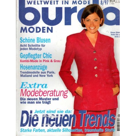 burda Moden 8/August 1997 - Gepflegter Chic