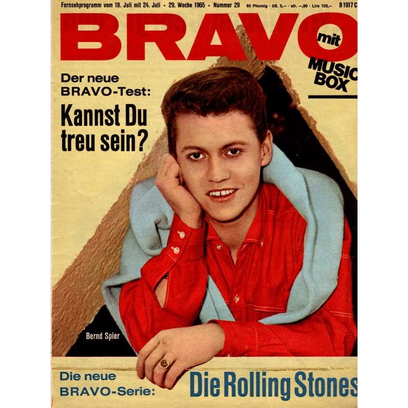 BRAVO Nr.29 / 13 Juli 1965 - Bernd Spier