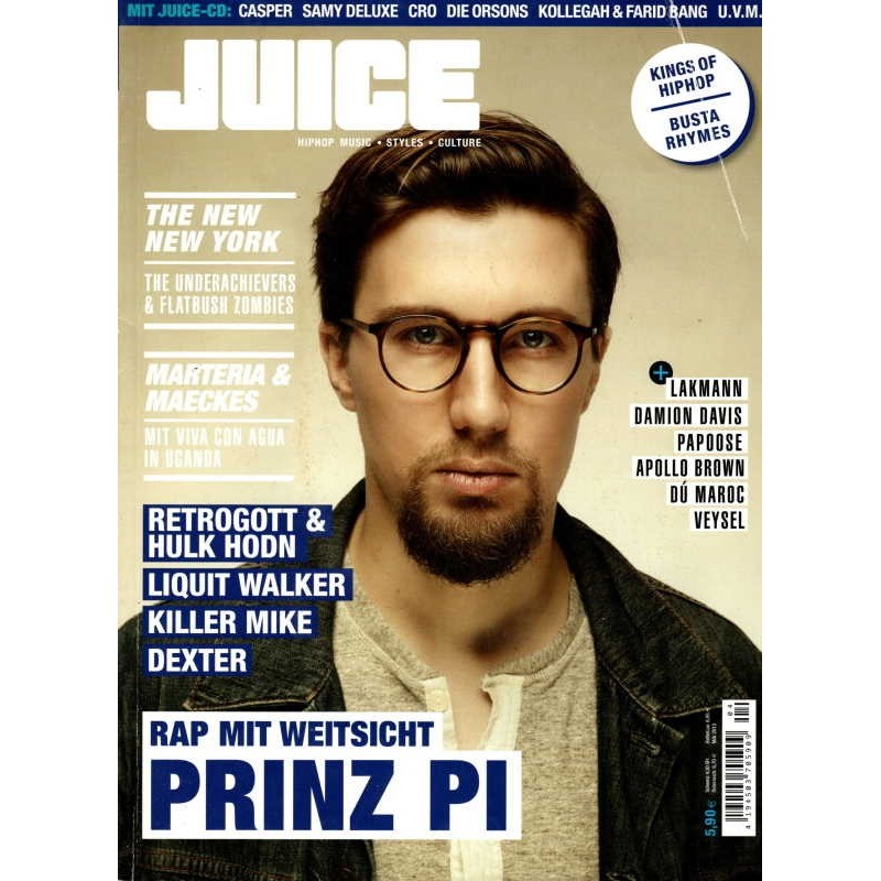 JUICE Nr.150 Mai 2013 & CD 115 - Prinz Pi