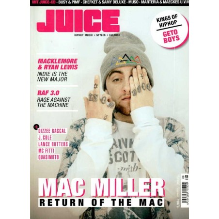 JUICE Nr.152 Juli/August 2013 & CD 117 - Mac Miller