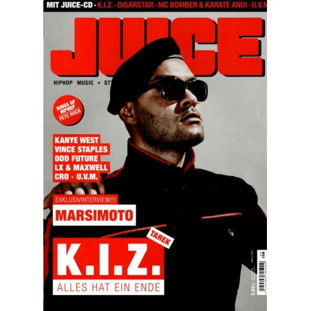 JUICE Nr.168 Juli/August 2015 & CD 129 - K.I.Z.