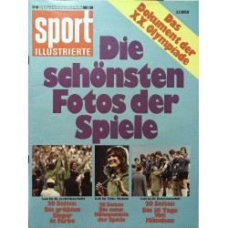 Sport Illustrierte Nr.19 / 13 September 1972 - Die schönsten Fotos