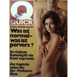Quick Heft Nr.33 / 12 August 1970 - Liebes Aufklärung