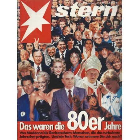 stern Heft Nr.1/90 / 28 Dezember 1989 - Das waren die 80er Jahre