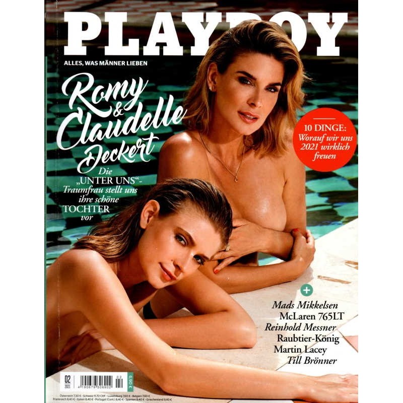 Playboy Nr.2 / Februar 2021 - Romy & Claudelle Deckert