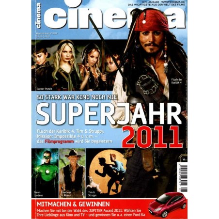 CINEMA 1/11 Januar 2011 - Superjahr 2011