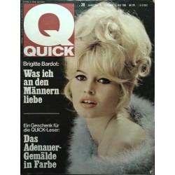 Quick Heft Nr.20 / 15 Mai 1966 - Brigitte Bardot