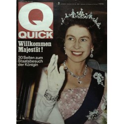 Quick Heft Nr.21 / 23 Mai 1965 - Willkommen Majestät!