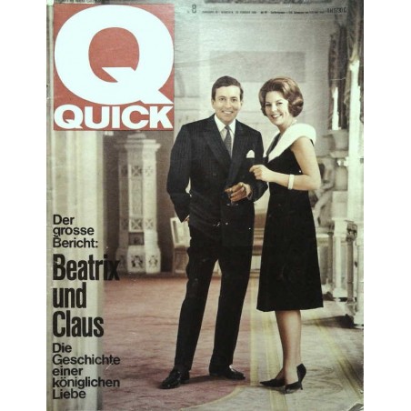 Quick Heft Nr.8 / 20 Februar 1966 - Beatrix und Claus