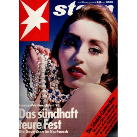 stern Heft Nr.51 / 13 Dezember 1990 - Luxus Weihnachten