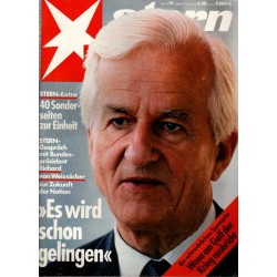 stern Heft Nr.41 / 4 Oktober 1990 - Richard von Weizsäcker