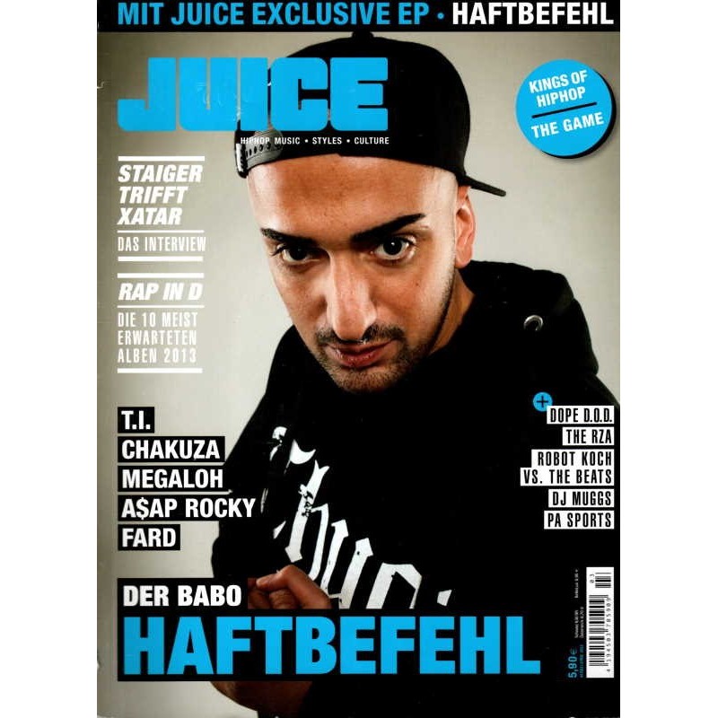 JUICE Nr.149 März/April 2013 & CD - Haftbefehl