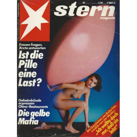 stern Heft Nr.50 / 6 Dezember 1984 - Ist die Pille eine Last?